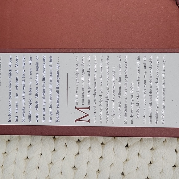 Tuesdays with Morrie 10th Anniversary Edition Book Hardcover NEW - Picture 3 of 5